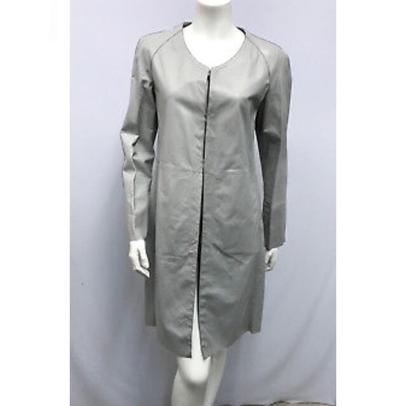 ‼️‼️SOLD‼️‼️Don’t Purchase ‼️ArmaniLeatherCoat💜 - Picture 4 of 8